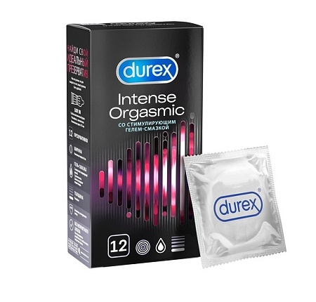 Durex Intense Orgasmic Презервативы, 12шт