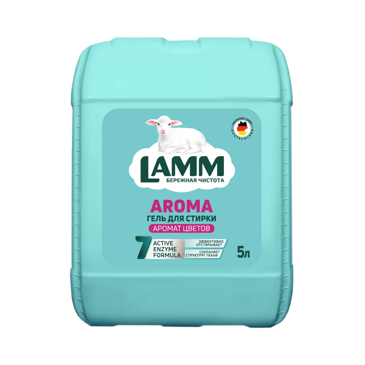 Lamm Жидкое средство для стирки Aroma гель 5л (3шт)