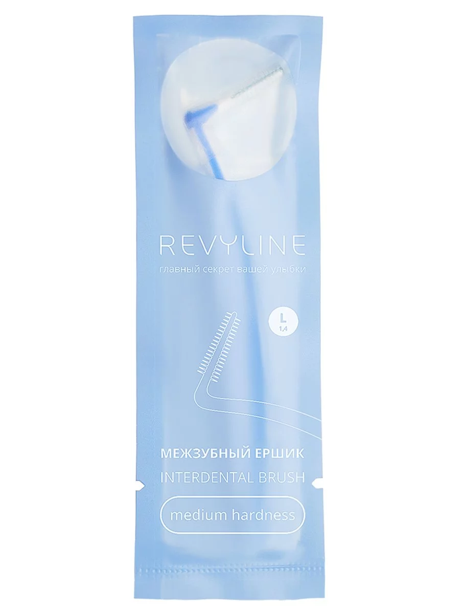 Revyline Ершик в индивидуальной упаковке голубой р-р L