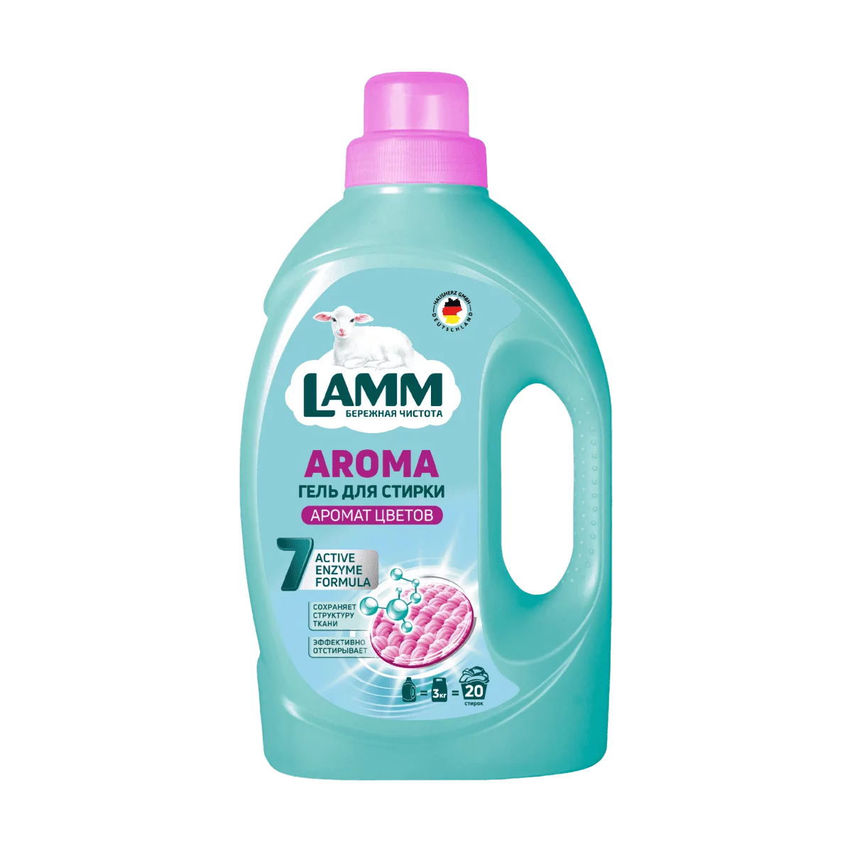 Lamm Жидкое средство для стирки Aroma гель 1,3л