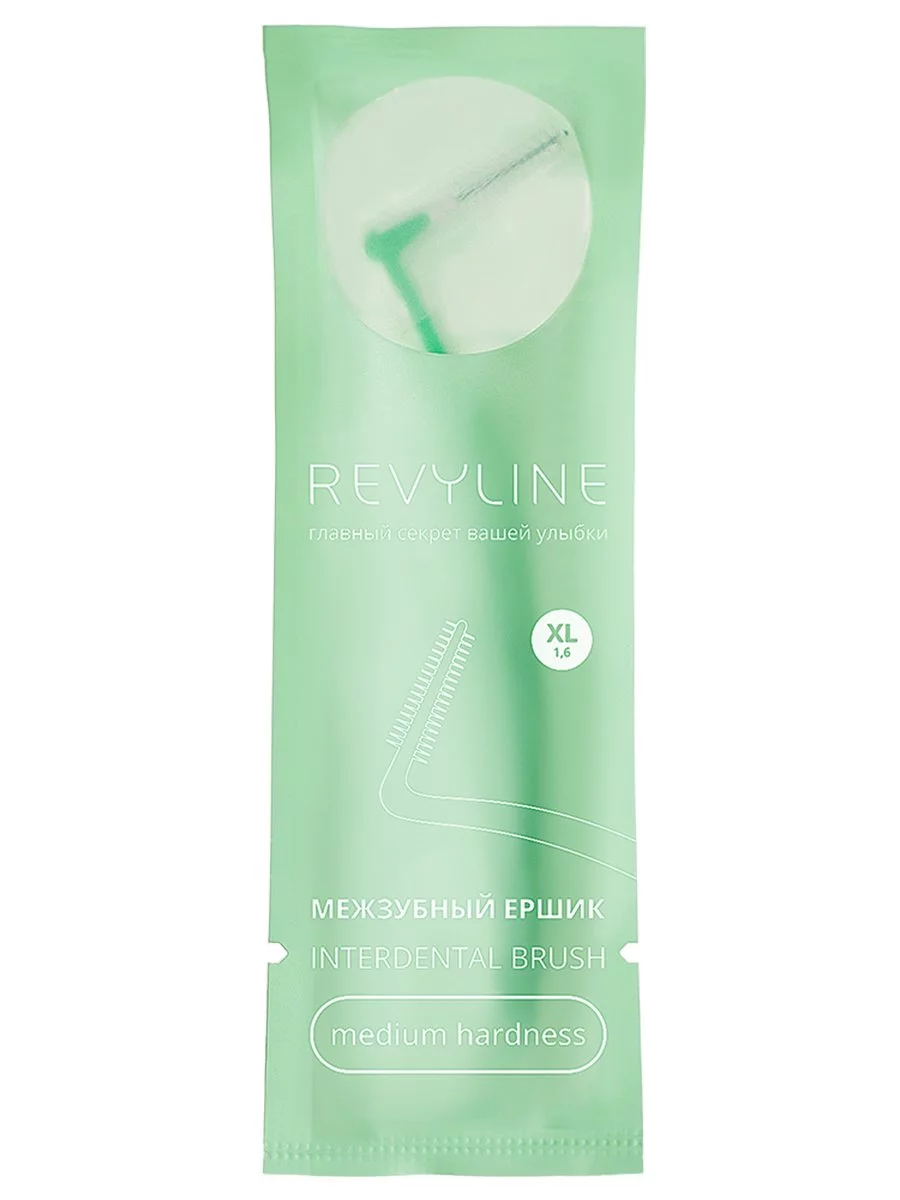 Revyline Ершик в индивидуальной упаковке салатовый р-р XL