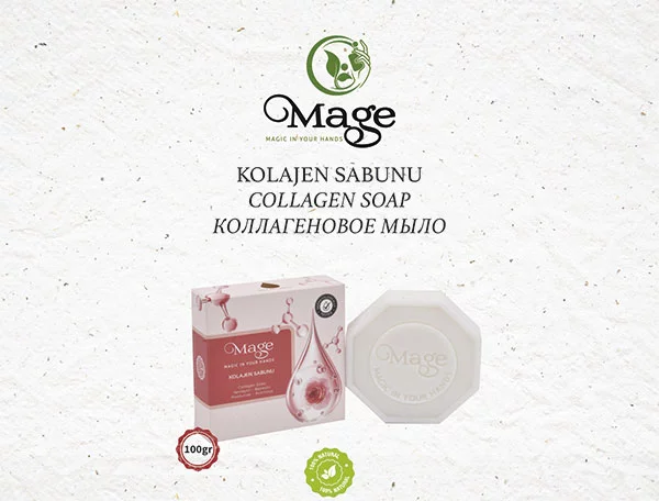 Турецкое коллагеновое мыло Mage Турецкое мыло Mage