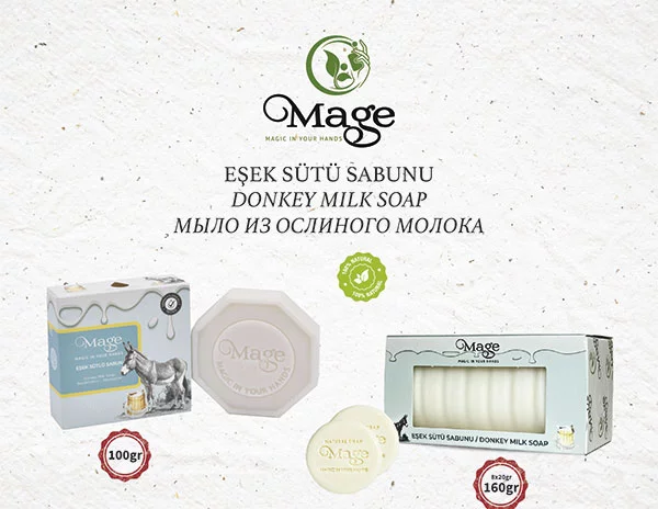 Турецкое мыло Mage с использованием натуральных ингредиентов Турецкое мыло Mage