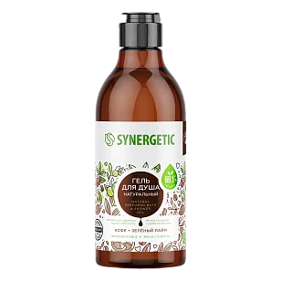 SYNERGETIC Гель для душа Кофе и зеленый лайм, 380мл