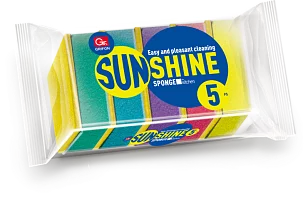 GRIFON Губки поролоновые SUNSHINE MINI 5шт