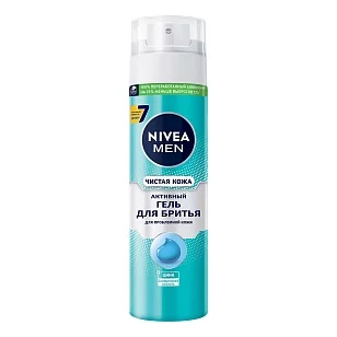 Nivea MEN Гель для бритья Чистая кожа 200мл (4шт)