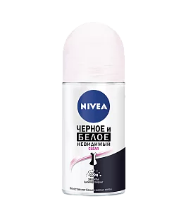 Nivea Део ролик Невидимая защита для черного и белого Clear, 50мл*