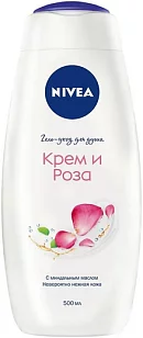 Nivea Гель-уход д/душа Крем и Роза 500мл (6шт)