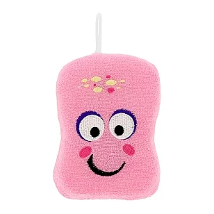 DECO Мочалка для тела KIDS Funny pink