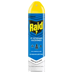 Raid Аэрозоль от летающих насекомых 300мл