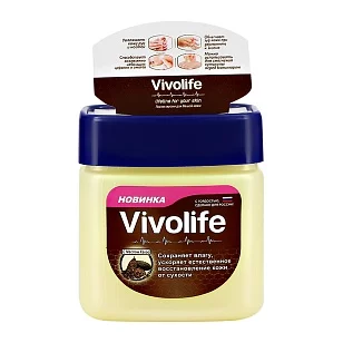Vivolife Вазелин косметический с маслом какао 61мл