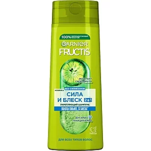 FRUCTIS Шампунь 2в1 Сила и блеск 400мл