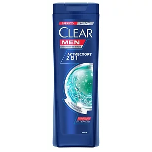 CLEAR MEN Шампунь Против перхоти 2в1 Активспорт, 400мл