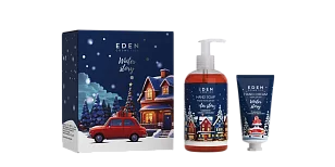 EDEN Winter story BLUE Подарочный набор №2 (Крем д/рук 50мл+Жидкое мыло 245мл)