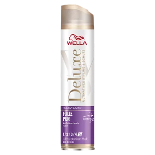 Wella Deluxe Лак для волос Fulle pur Насыщенный чистотой УСФ 5, 250мл
