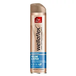 Wella Wellaflex Лак для волос Hairspray Volume&Repair УСФ 5, 250мл