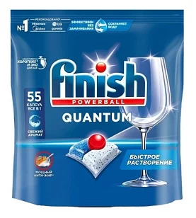 Finish Powerball Quantum Капсулы для ПММ 55шт