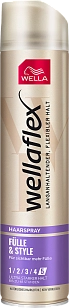Wella Wellaflex Лак для волос Haarspray Fulle&Style Насыщенность и стиль УСФ 5, 250мл