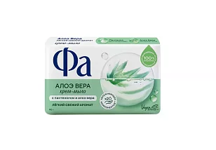 Фа Крем-мыло туалетное Алоэ Вера 90г