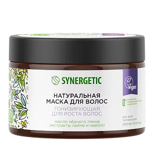 SYNERGETIC Маска д/волос Тонизирующая для роста волос 300мл