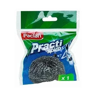 Paclan Мочалка металлическая Spiro, 1шт