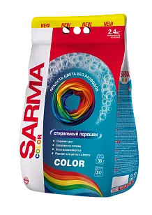 Sarma Стиральный порошок Автомат Колор, 2,4кг