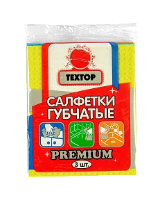Textop Салфетка целлюлозная PREMIUM 180*150 мм 3шт /150