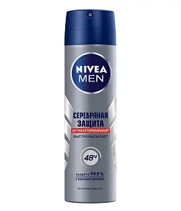 Nivea MEN Део спрей мужской FRESH KICK, 150мл