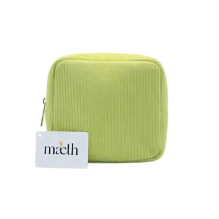 Mæth Косметичка Квадрат зеленая 12,5х4,5х10,5см