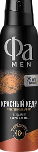Фа MEN Део спрей Красный кедр 150мл