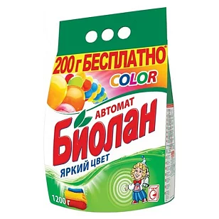 Биолан Стиральный порошок Автомат Color, 1200гр