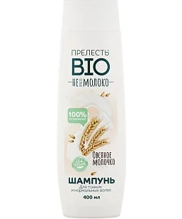 Прелесть Био Шампунь для волос Овсяное молочко 400мл