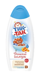 Свобода Тик-Так Шампунь детский с экстрактом персика и пантенолом 350мл (6 шт в, кор)