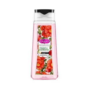 CAMAY Гель для душа Botanicals Цветы граната, 250мл
