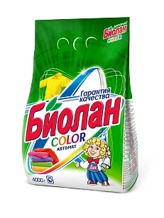 Биолан Стиральный порошок Автомат Color, 4000гр