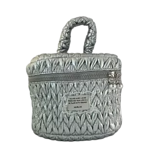 Maeth Косметичка Косичка серебряная 18х11,5х14