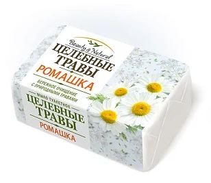 Целебные травы Туалетное мыло Ромашка, 160гр