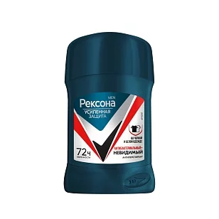 REXONA MEN Део стик Антибактериальный и невидимый на Черном и белом, 50мл
