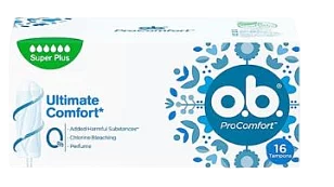 o.b. Тампоны ProComfort Super Plus 16шт (24 шт в кор)