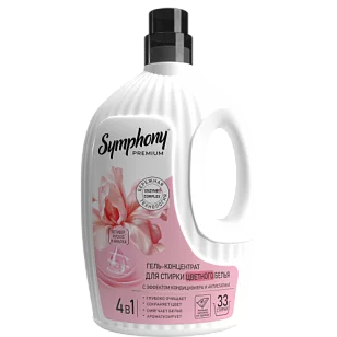 Symphony АРОМА Гель для стирки концентрированный Infinity для цветного белья 1,2л