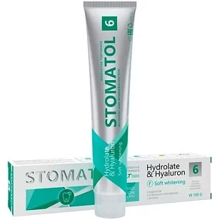 STOMATOL Зубная паста 6 Soft Whitening 100г