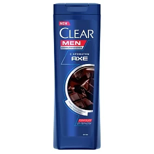 CLEAR MEN Шампунь Против перхоти Axe Dark Temptation 380мл