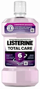 LISTERINE Ополаскиватель д/полости рта Total Care Stay White 250мл