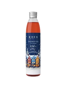 EDEN Winter story BLUE Гель д/душа Клюква и апельсин 320мл