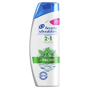 Head&Shoulders Шампунь Ментол 2в1, 200мл