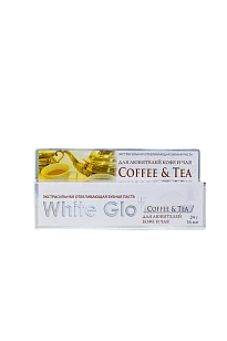 WHITE GLO Зубная паста отбеливающая Coffee&Tea 24г