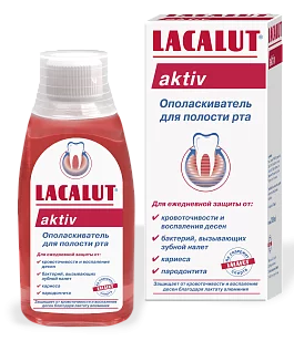 LACALUT Aktiv ополаскиватель для полости рта, 300мл