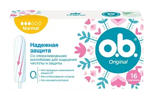 o.b. Тампоны Original Normal, 16шт
