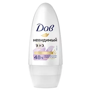 DOVE Део ролик Невидимый 50мл