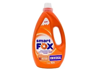 SYNERGETIC SMART FOX Средство д/стирки UNIVERSAL гель 1л